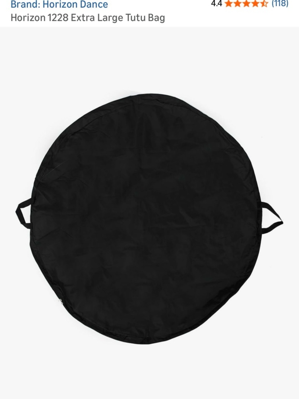 Black Dance Tutu Bag